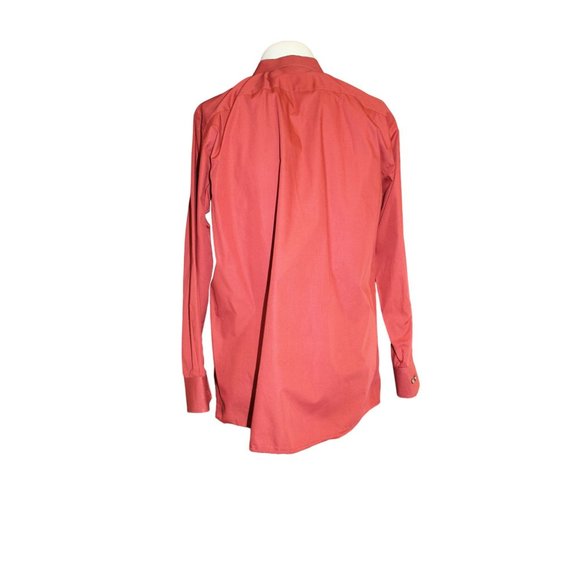 JOE Joseph Abboud / Men's dress button up (Size 15 1/2 32/33) Rust color / 100% - Picture 3 of 13